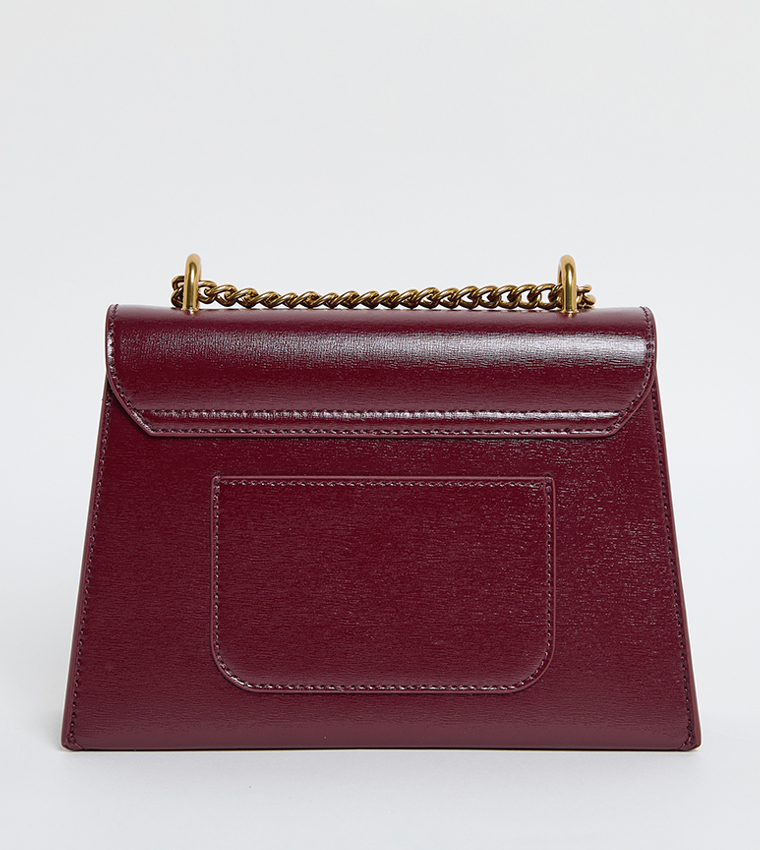 SAMANTHA Twist-Lock Top Handle Bag