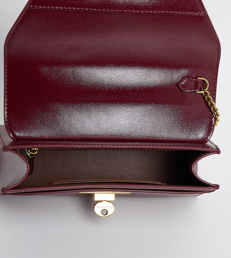 SAMANTHA Twist-Lock Top Handle Bag