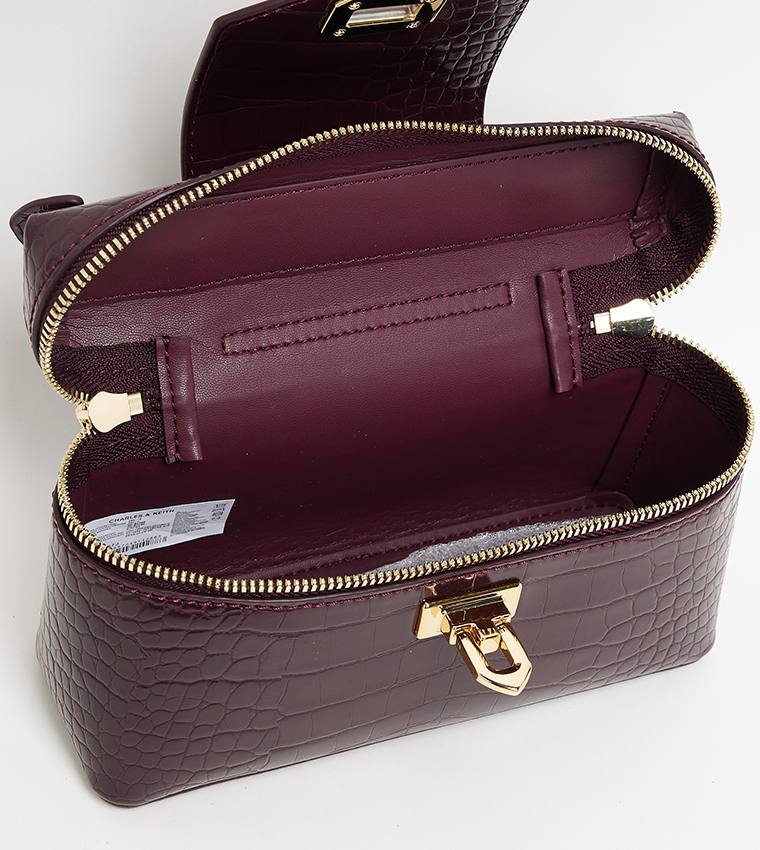 ARWEN Textured Top Handle Bag