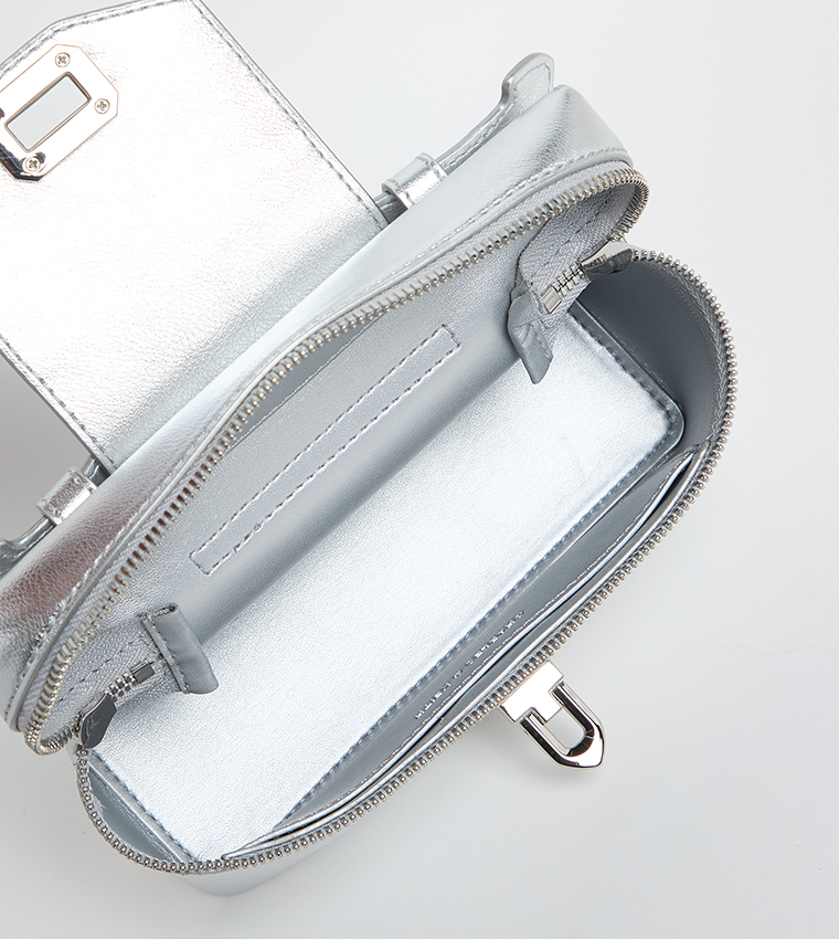 バッグ HLT Jacquard Vanity Bag - silver silver MONOGRAM MEDIUM COSMETIC TOILETRY BAG MIRROR GRAY - Chic