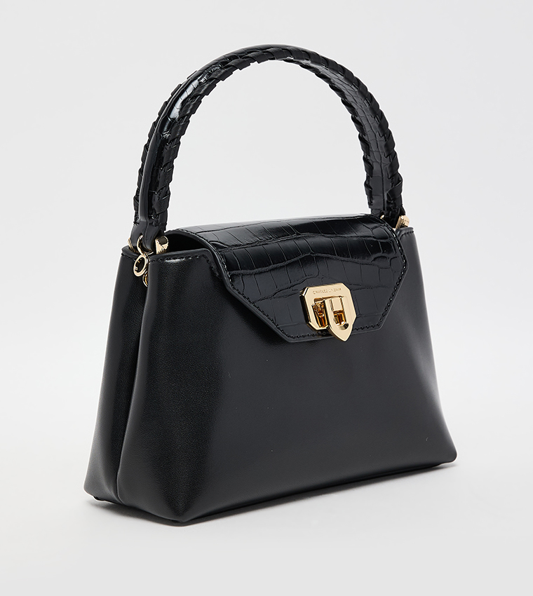 ARWEN Cros Textured Top Handle Bag