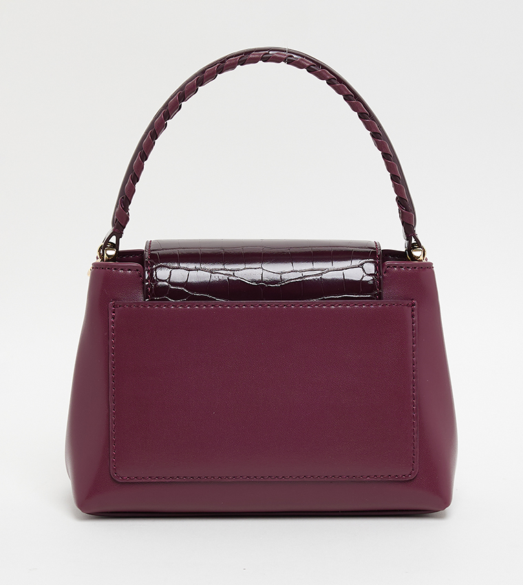 ARWEN Textured Top Handle Bag