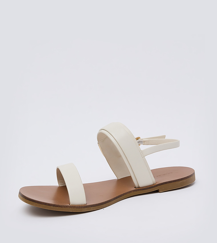 Yvette Double Strap Flat Sandals