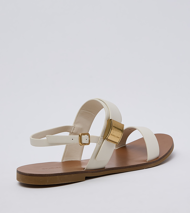 Yvette Double Strap Flat Sandals