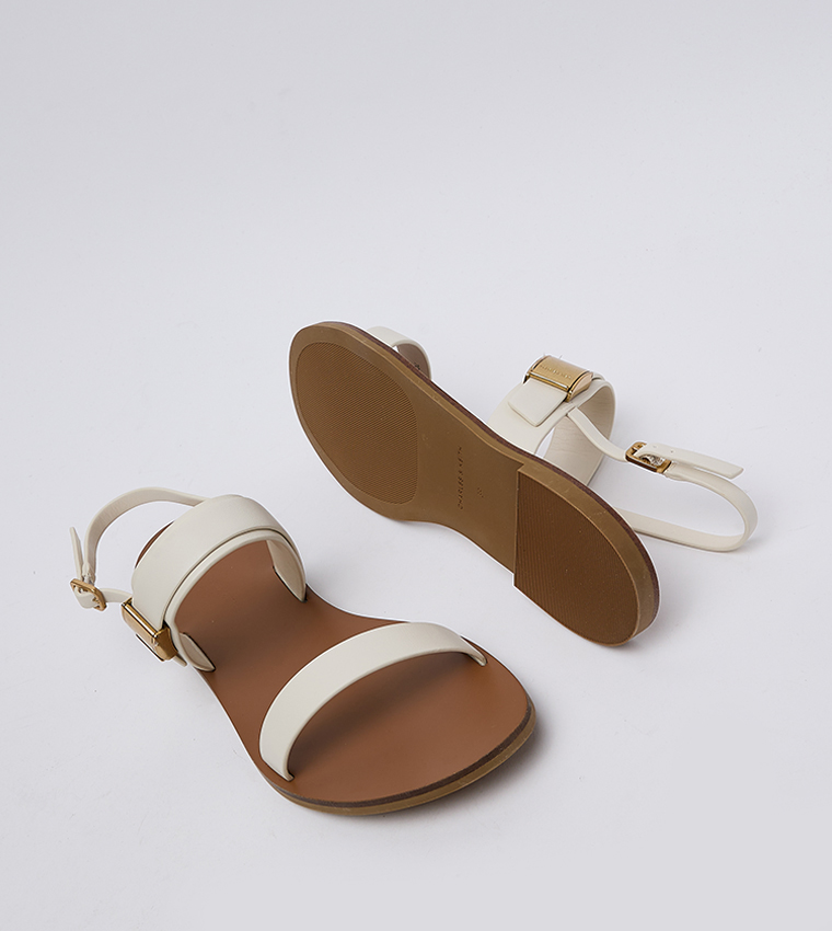 Yvette Double Strap Flat Sandals