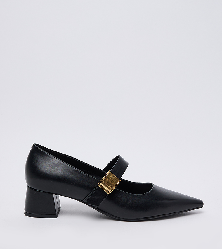 Yvette Metal Detail Mary Jane Pumps