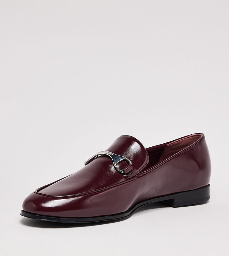 Leslie Horsebit Leather Loafers