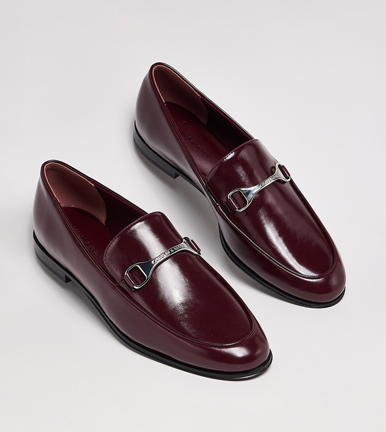 Leslie Horsebit Leather Loafers