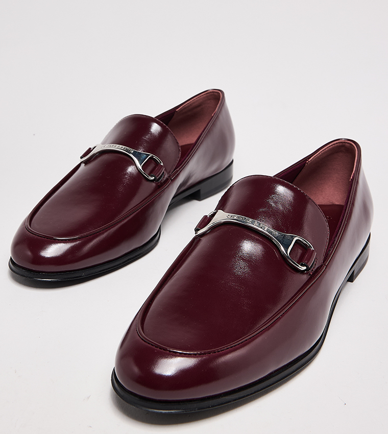 Leslie Horsebit Leather Loafers
