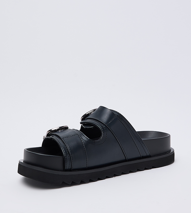 Kirke Buckled Double Strap Comfort Sandals