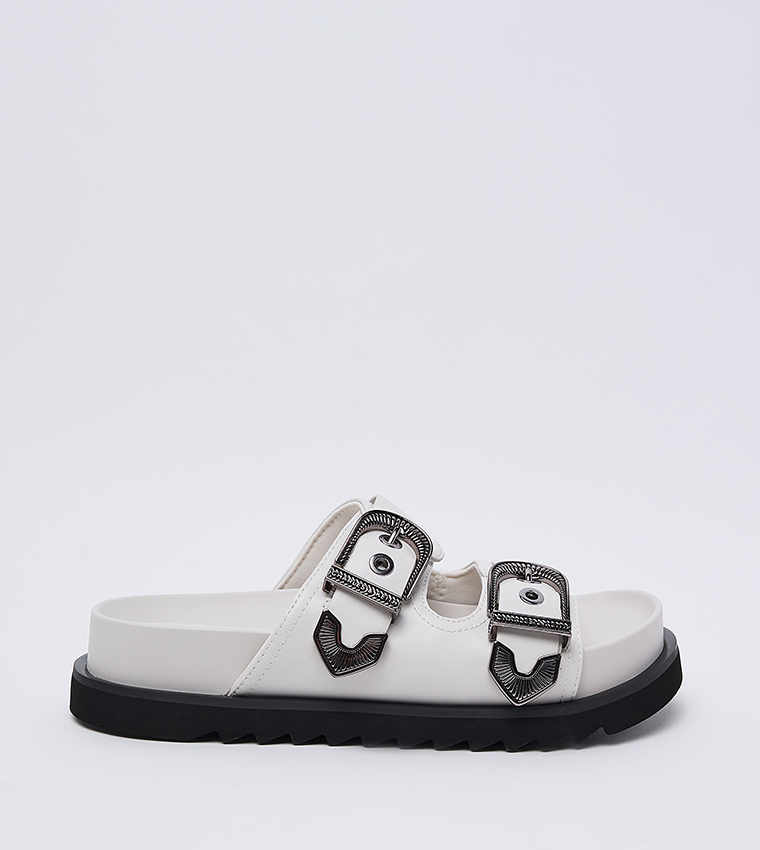 Kirke Buckled Double Strap Comfort Sandals