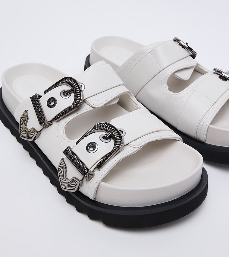 Kirke Buckled Double Strap Comfort Sandals