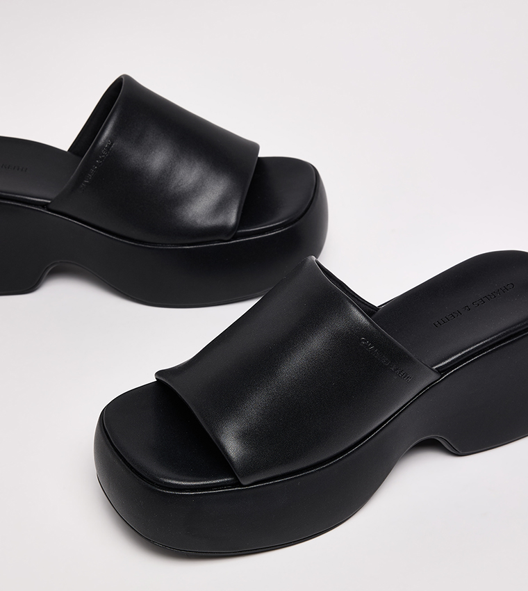 Square Toe Chunky Heeled Sandals