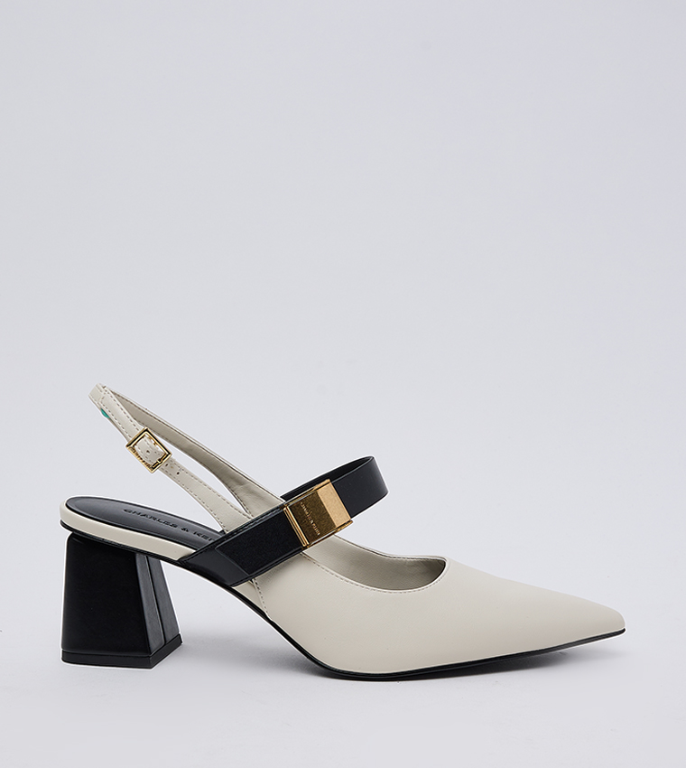 Yvette Mary Jane Slingback Pumps