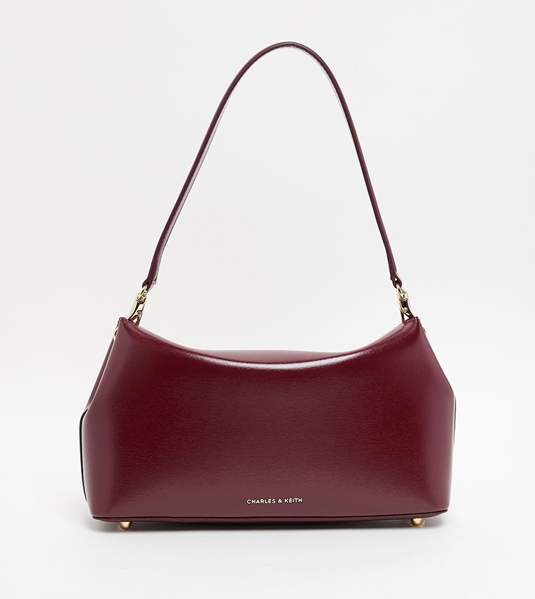 WISTERIA Textured Flap Shoulder Bag
