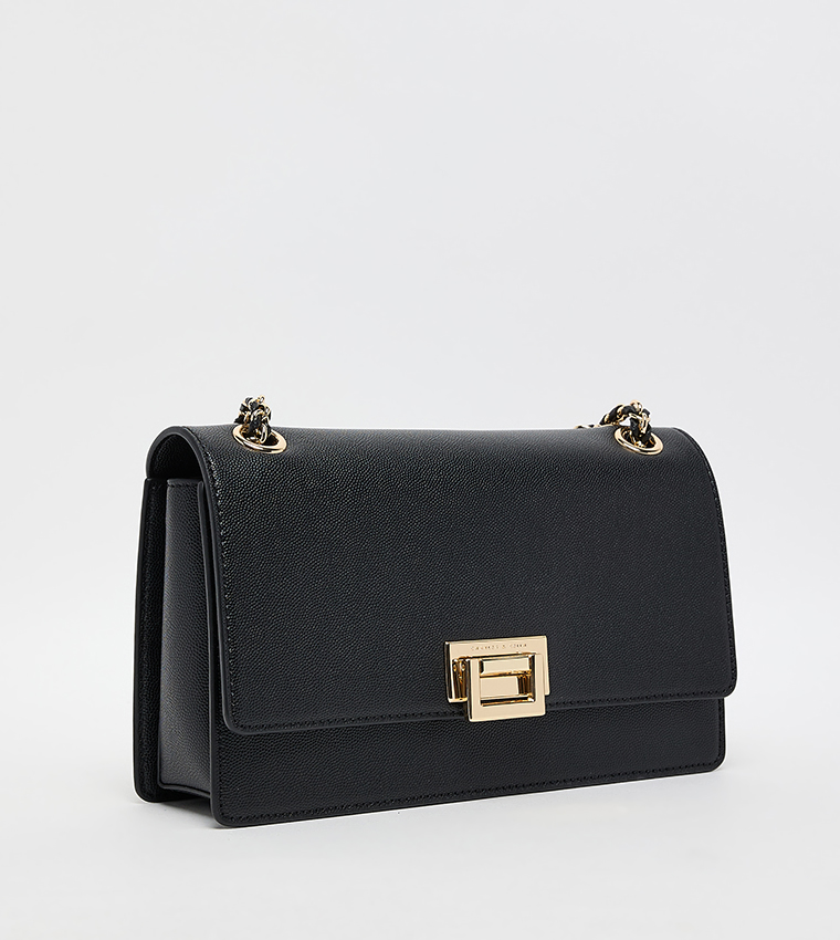EVERLINE Push Lock Convertible Crossbody Bag