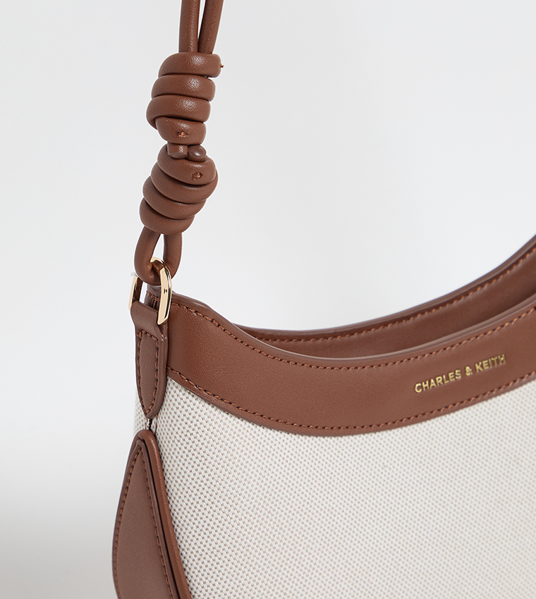 SABINE Canvas Knotted Shoulder Bag