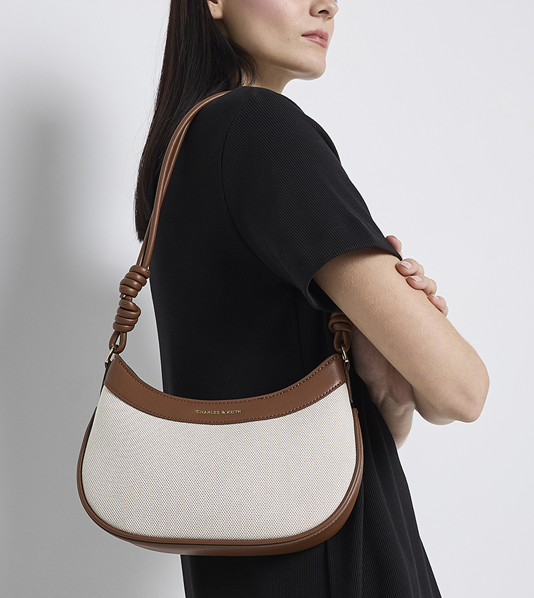 SABINE Canvas Knotted Shoulder Bag