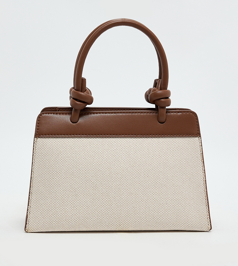 SABINE Canvas Knotted Handheld Bag