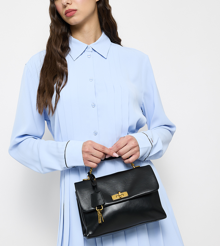 KERRY Twist Lock Crossbody Bag