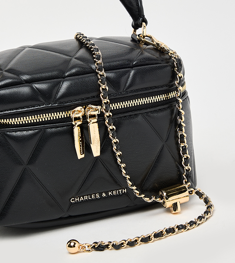 ARWEN Quilted Top Handle Crossbody Bag