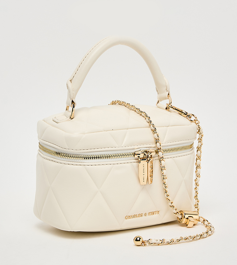 ARWEN Quilted Top Handle Crossbody Bag