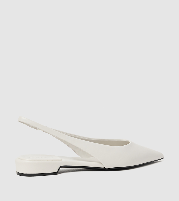 Pointed Toe Slingback Flats