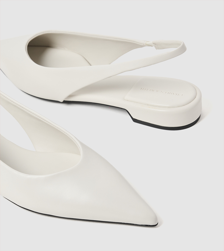 Pointed Toe Slingback Flats