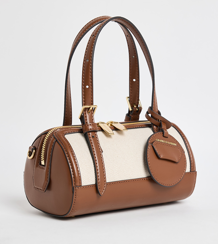 ENOLA Canvas Two-Tone Bowling Bag