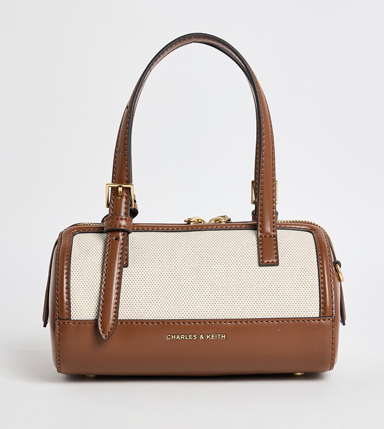 ENOLA Canvas Two-Tone Bowling Bag