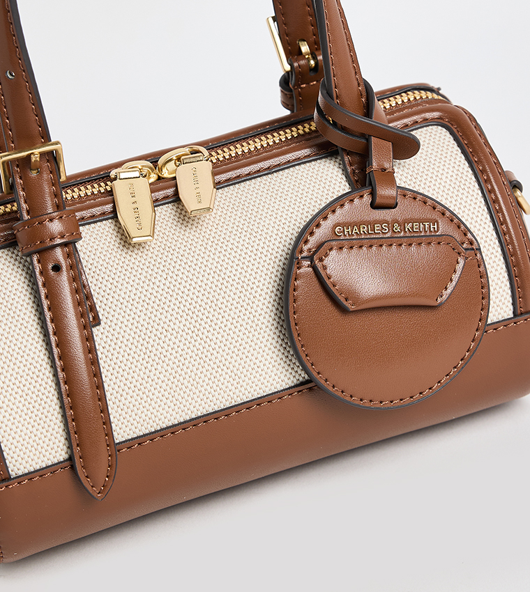ENOLA Canvas Two-Tone Bowling Bag