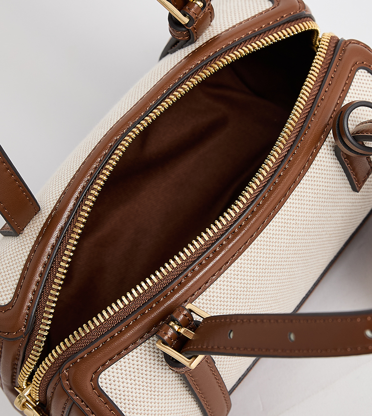ENOLA Canvas Two-Tone Bowling Bag