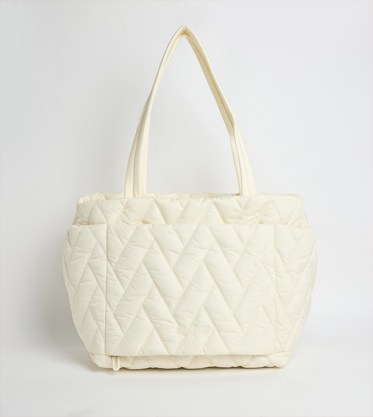 Nylon Quilted Mini Tote Bag