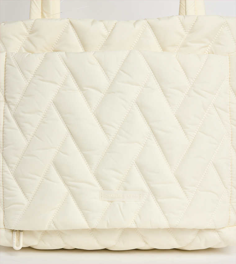 Nylon Quilted Mini Tote Bag