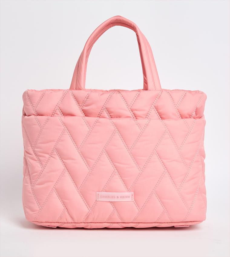 CHERVON Quilted Boxy Tote Bag