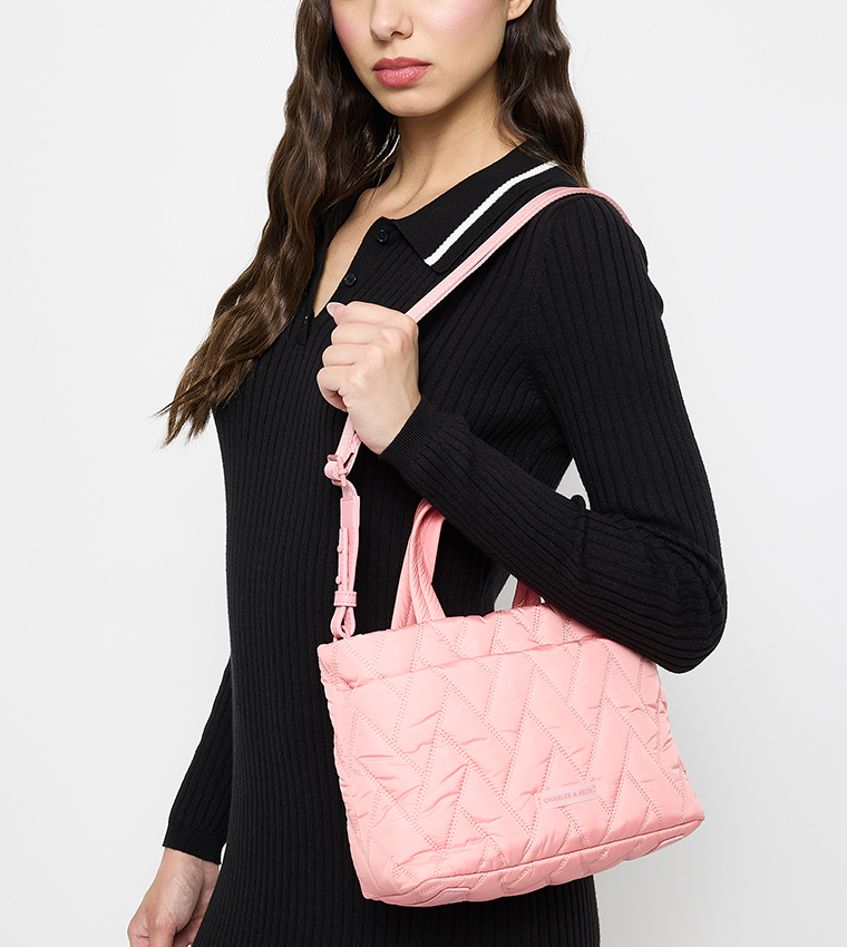CHERVON Quilted Boxy Tote Bag