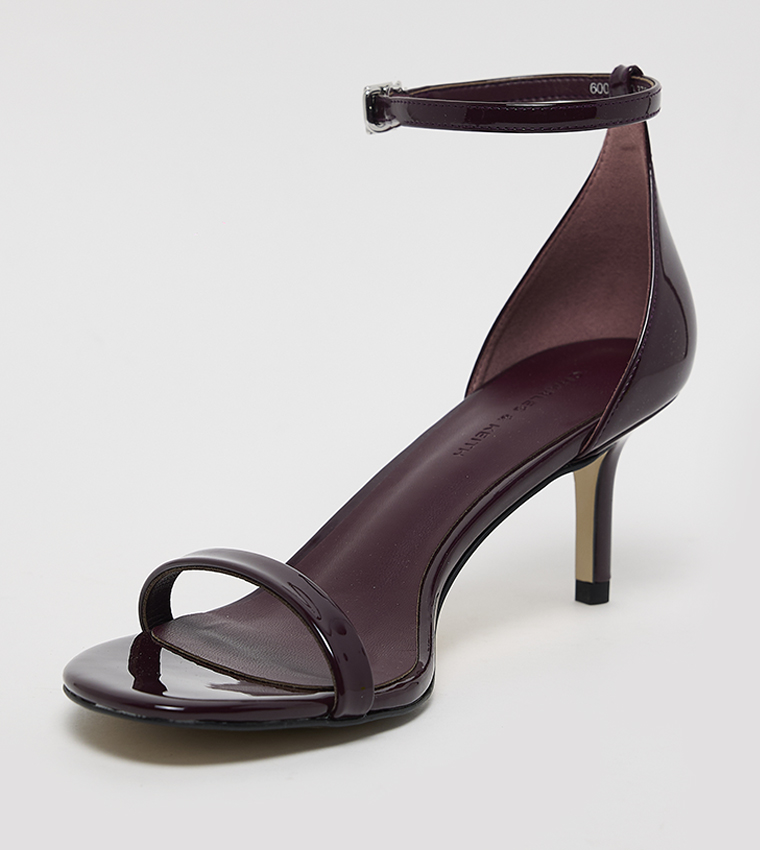 Open-Toe Ankle-Strap Heeled Sandals