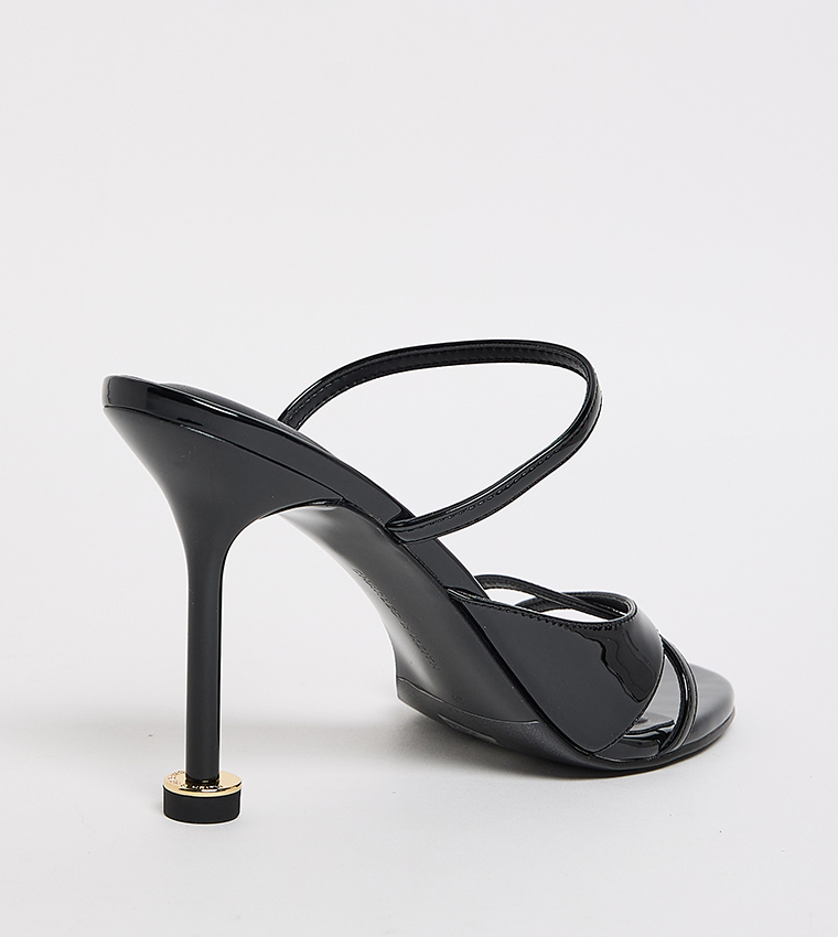 Strappy Sculptural Heel Sandals