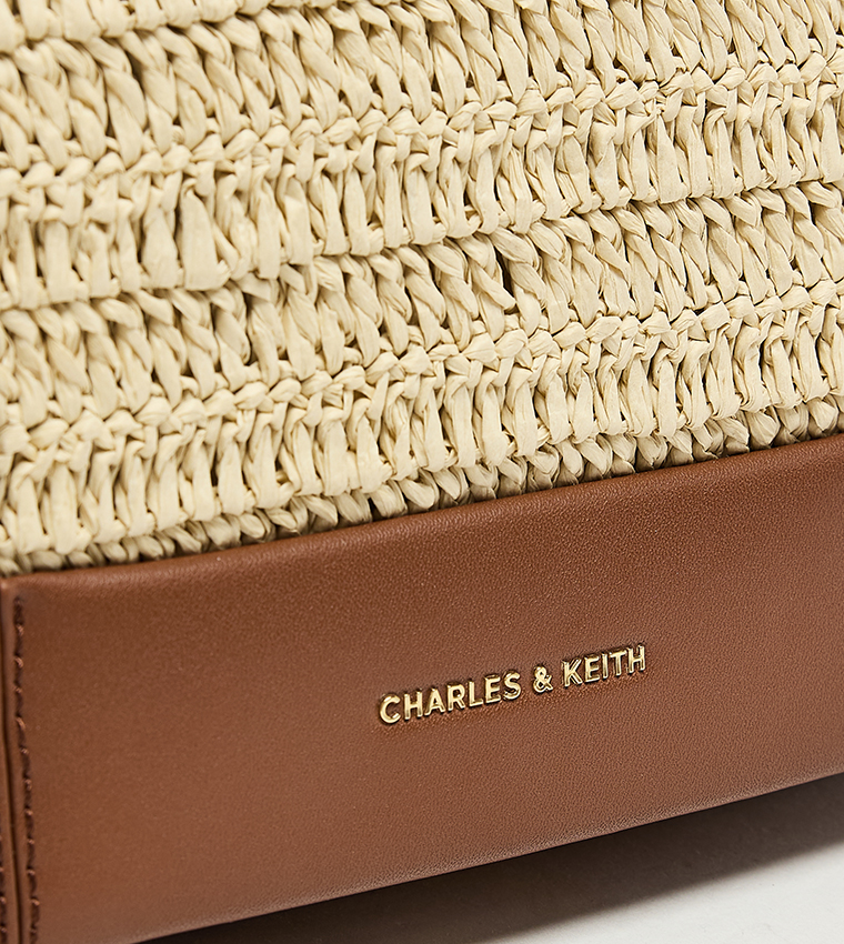 SHALIA Raffia Convertible Crossbody Bag