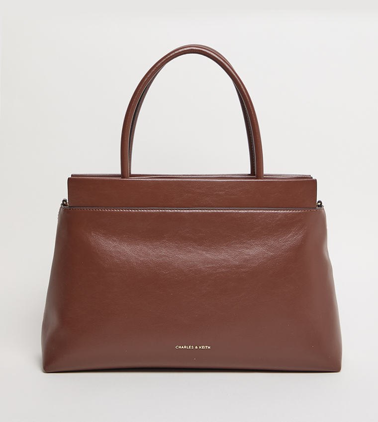 LENNIE Textured Satchel Bag