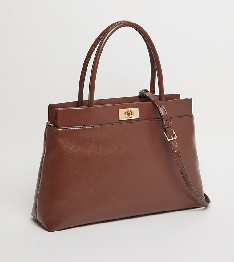 LENNIE Textured Satchel Bag