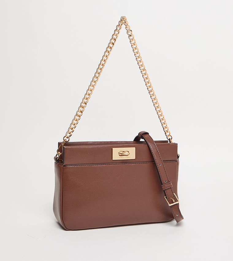 LENNIE Textured Shoulder Bag