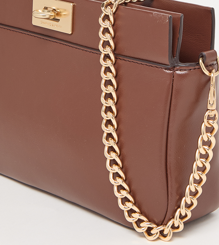 LENNIE Textured Shoulder Bag