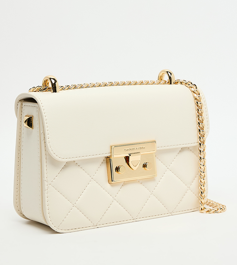 ALVA Quilted Flap Shoulder Bag