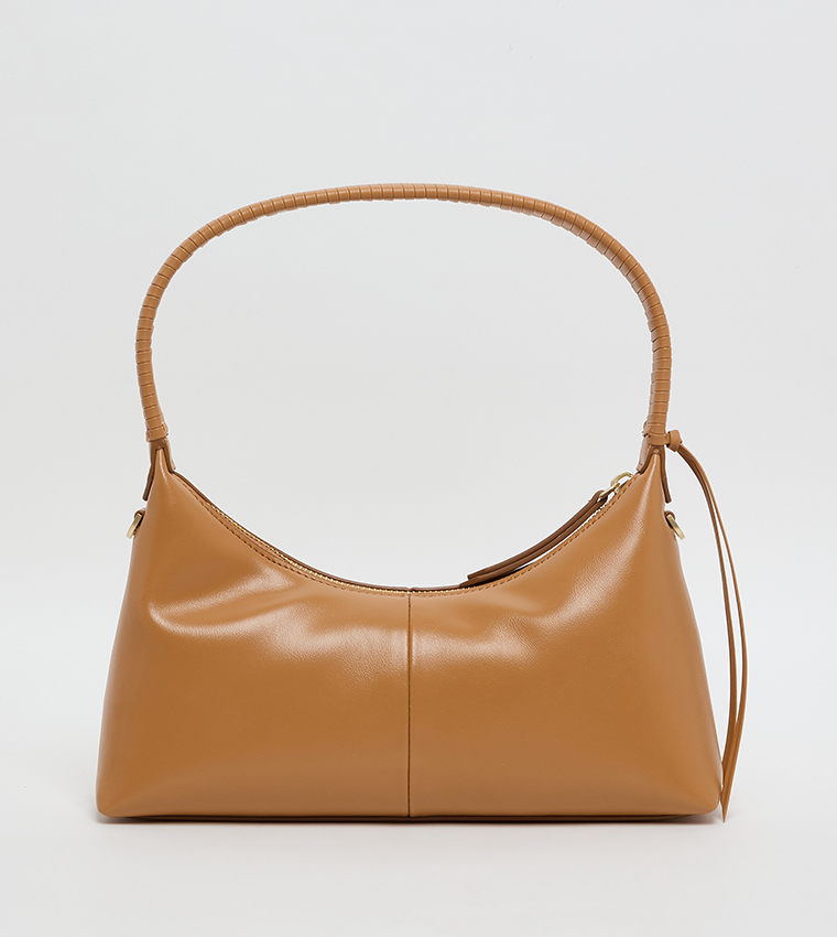 SIMONE Textured Shoulder Bag