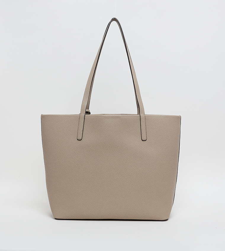 BERYL Textured Tote Bag Set