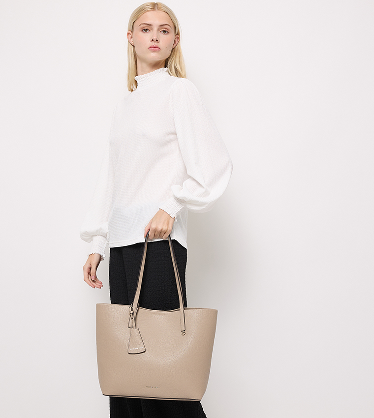BERYL Textured Tote Bag Set