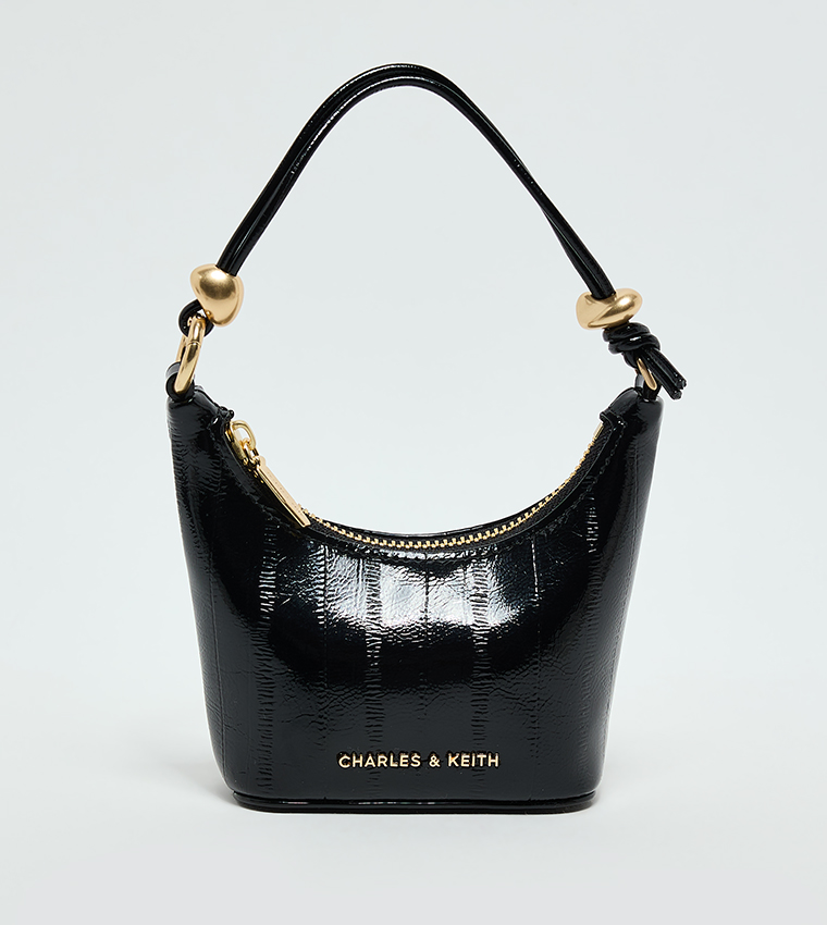 AUGUSTINE Micro Eel-Effect Chain-Handle Bag