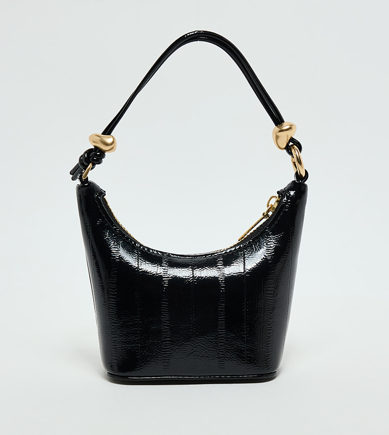 AUGUSTINE Micro Eel-Effect Chain-Handle Bag
