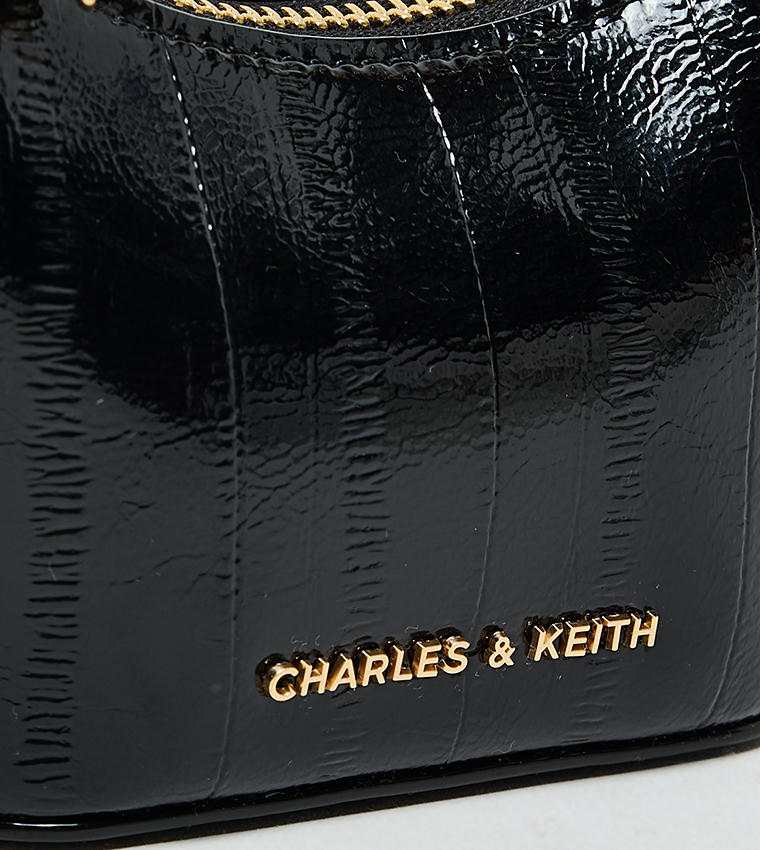 AUGUSTINE Micro Eel-Effect Chain-Handle Bag